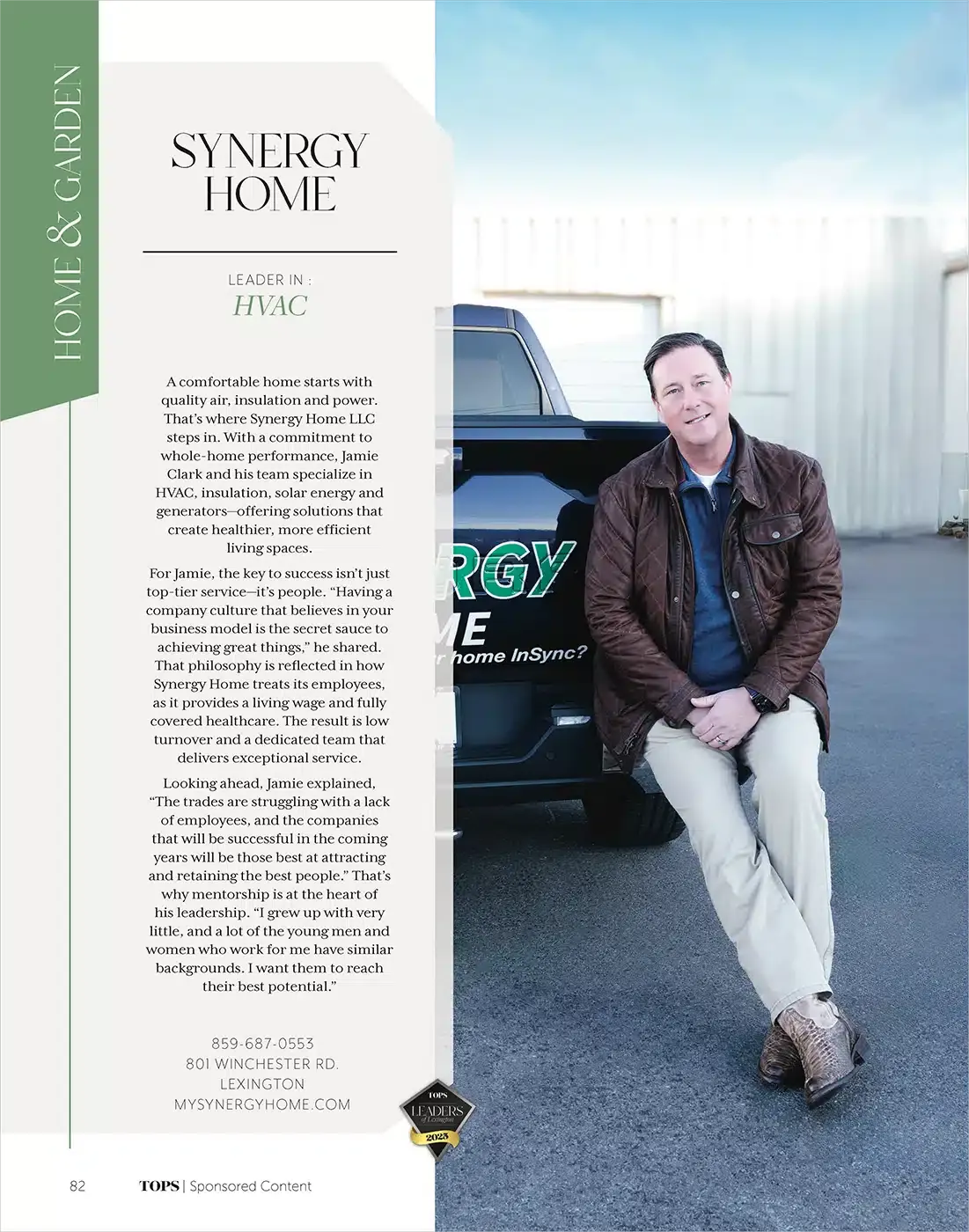 Featured in TOPS Magazine