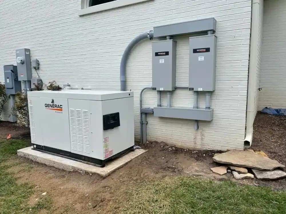 Generac generator outside of Lexington home